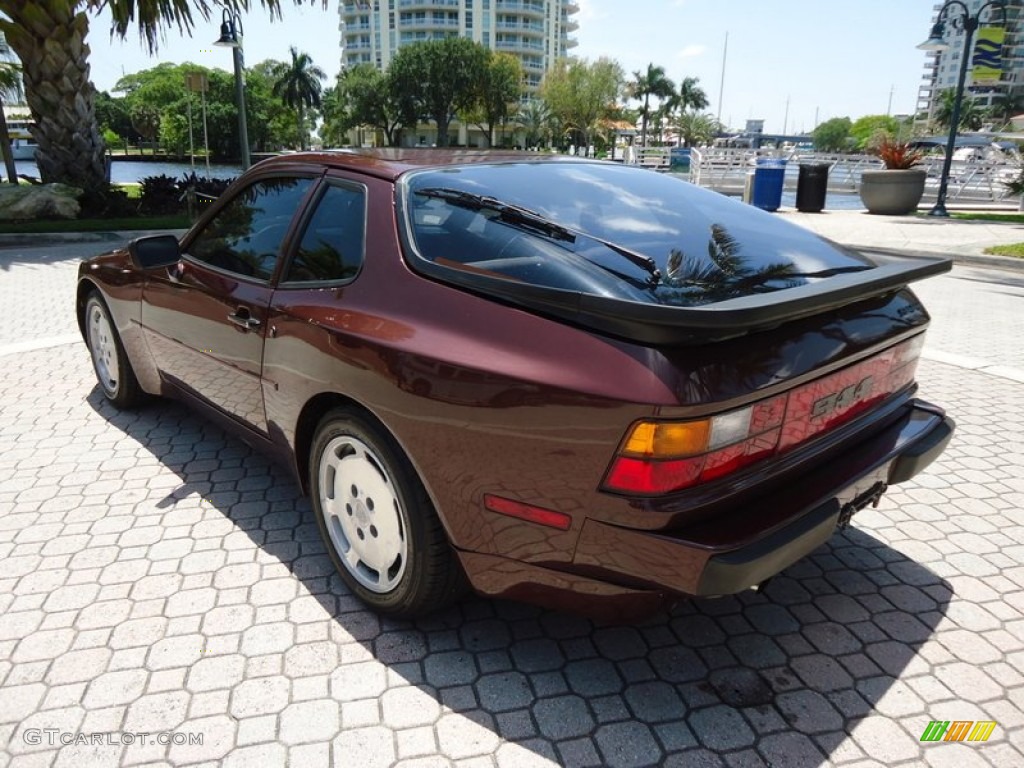 1987 944  - Mahogany Brown Metallic / Beige photo #10