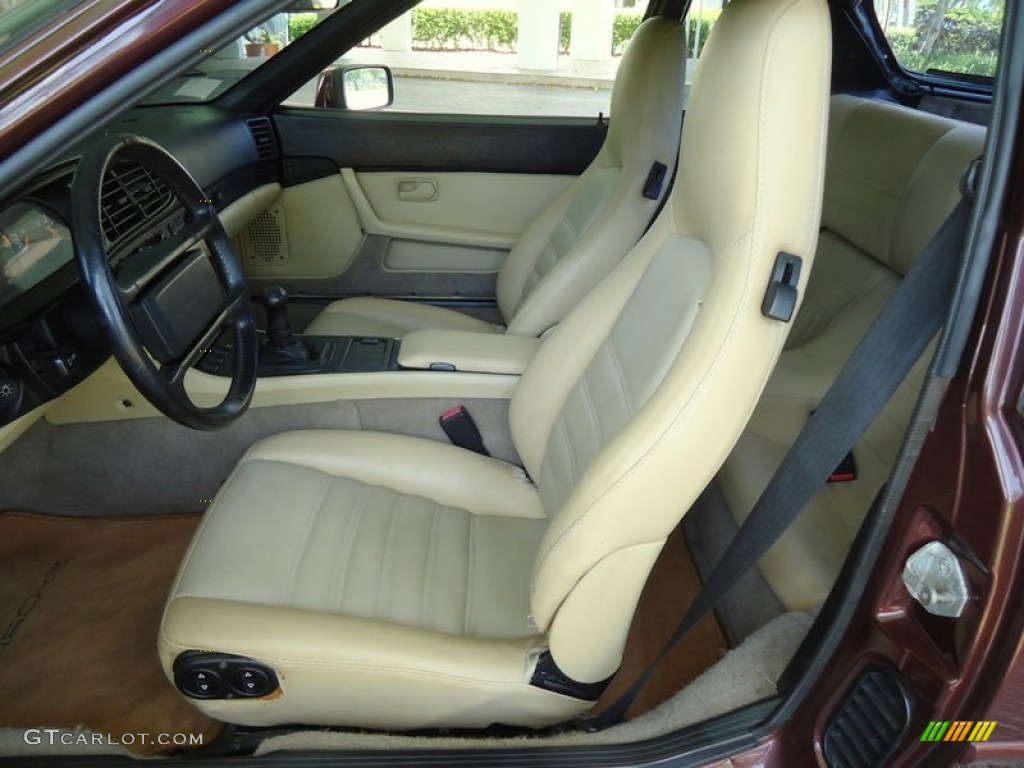 1987 944  - Mahogany Brown Metallic / Beige photo #21
