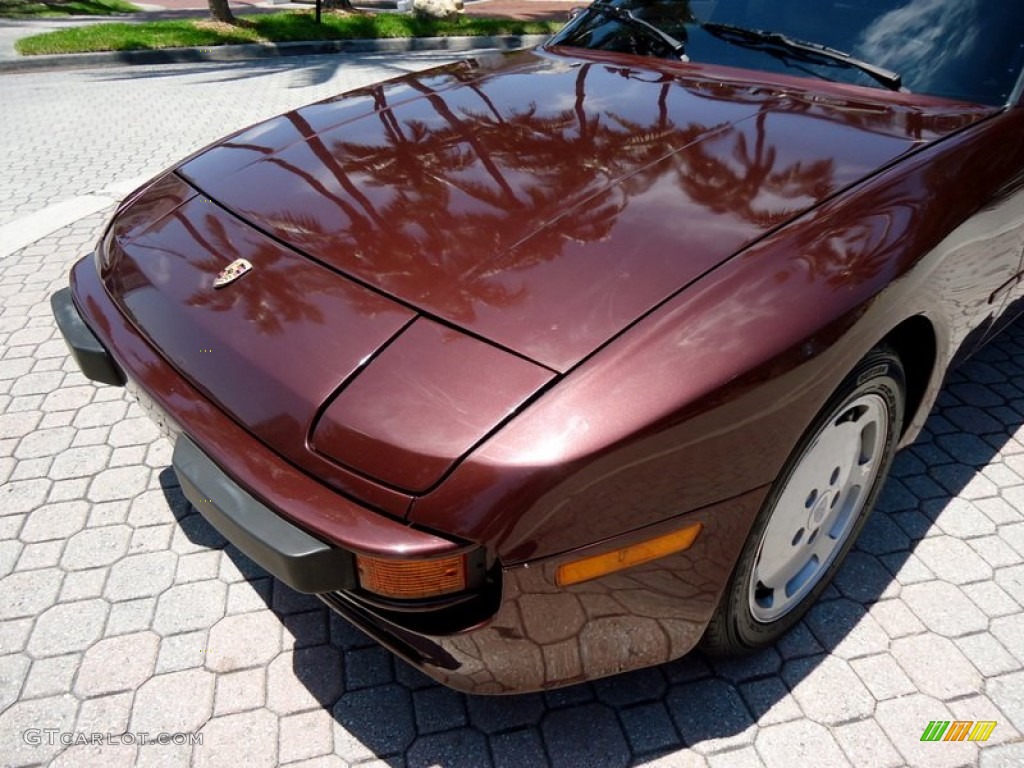 1987 944  - Mahogany Brown Metallic / Beige photo #24