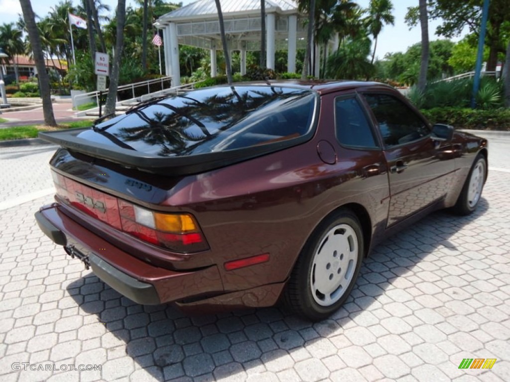 1987 944  - Mahogany Brown Metallic / Beige photo #26