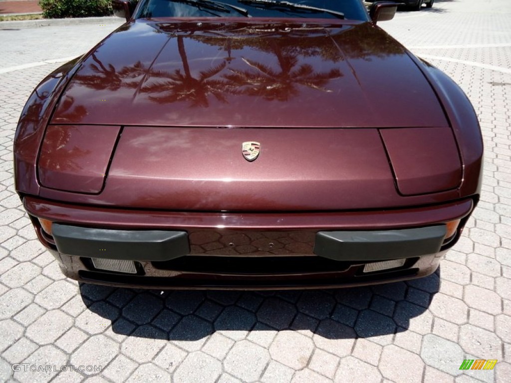 1987 944  - Mahogany Brown Metallic / Beige photo #33