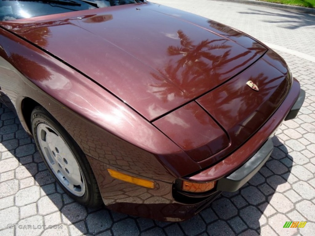 1987 944  - Mahogany Brown Metallic / Beige photo #36
