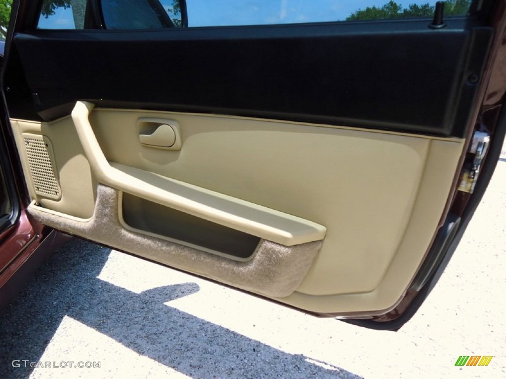 1987 944  - Mahogany Brown Metallic / Beige photo #49