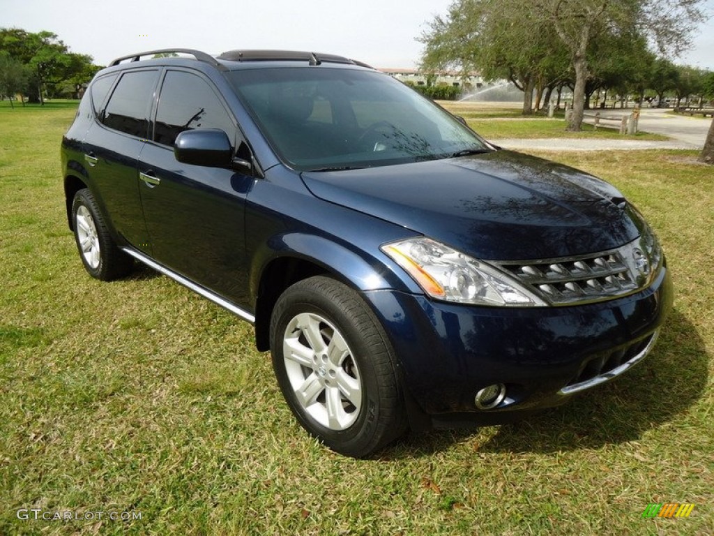 2006 Murano SL - Midnight Blue Pearl / Charcoal photo #36