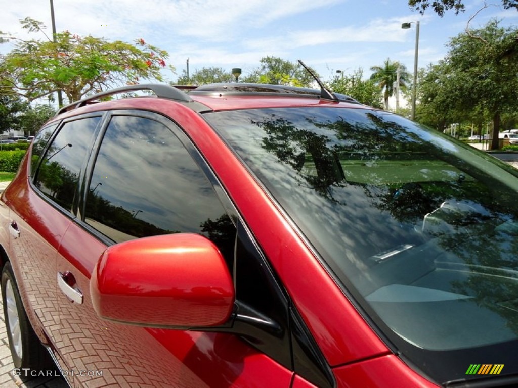 2006 Murano SL - Sunset Red Pearl Metallic / Charcoal photo #15