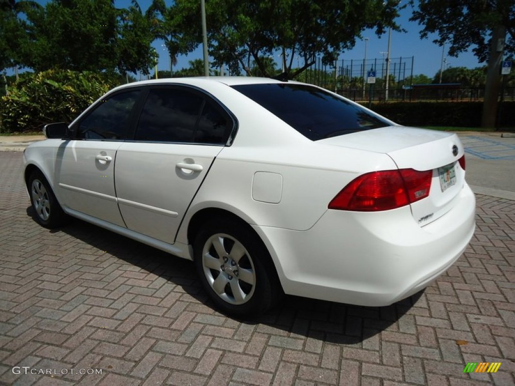 2009 Optima LX - Clear White / Beige photo #6