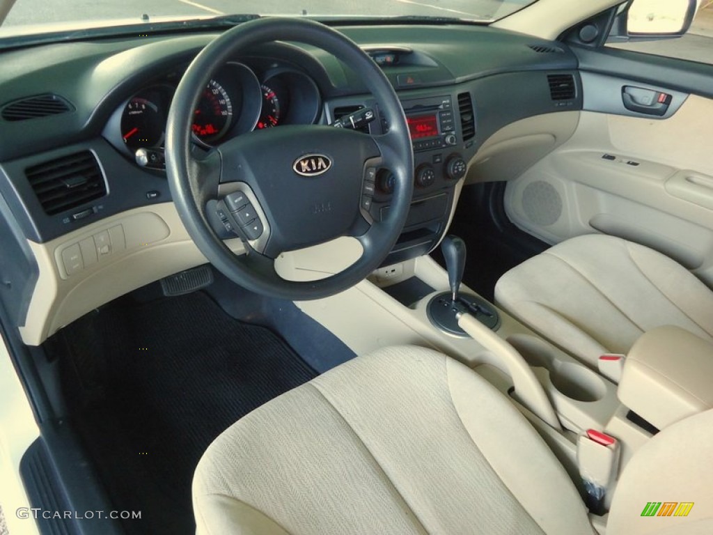 Beige Interior 2009 Kia Optima LX Photo #88632691