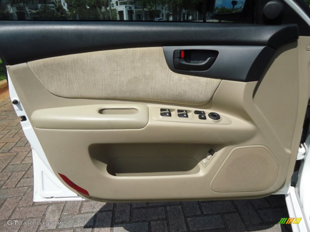 2009 Optima LX - Clear White / Beige photo #28