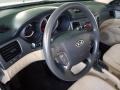 2009 Kia Optima Beige Interior Steering Wheel Photo