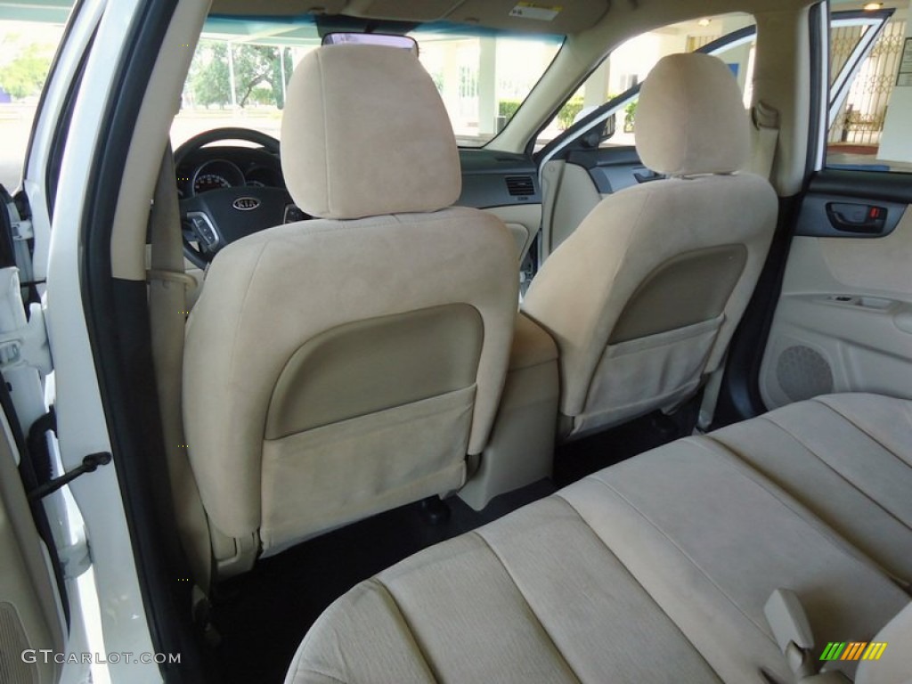 2009 Optima LX - Clear White / Beige photo #56