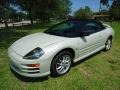 2001 Dover White Pearl Mitsubishi Eclipse Spyder GT  photo #82