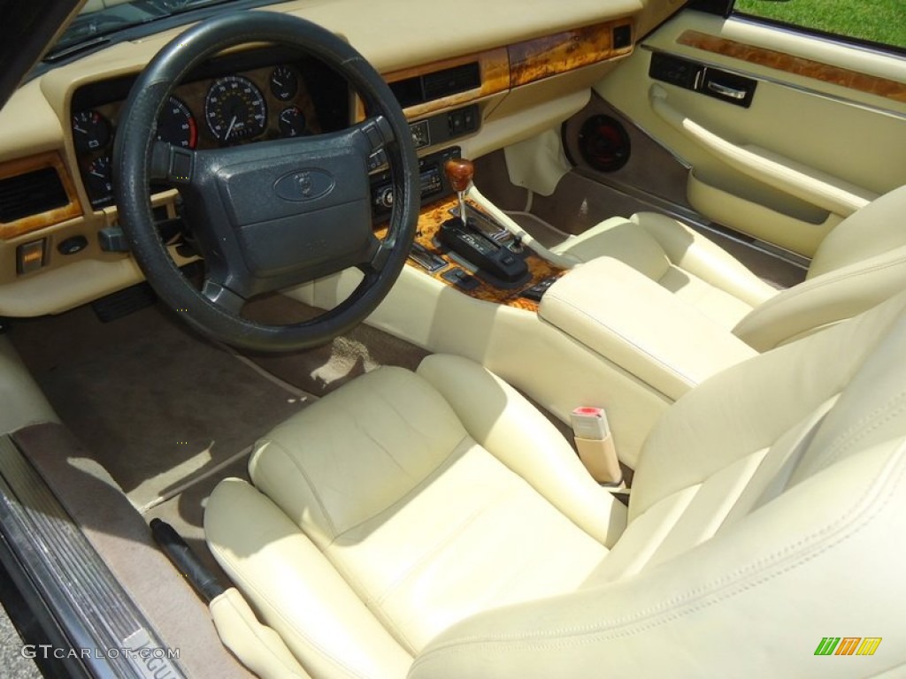 1995 XJ XJS Convertible - Black / Ivory photo #2