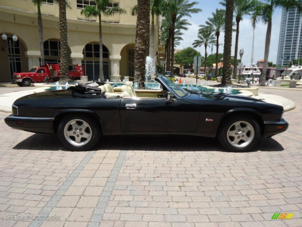 1995 XJ XJS Convertible - Black / Ivory photo #3