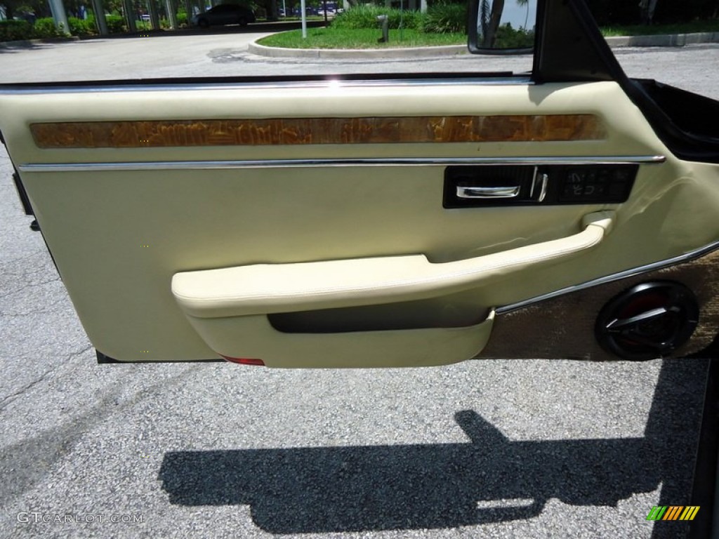 1995 Jaguar XJ XJS Convertible Ivory Door Panel Photo #88634911