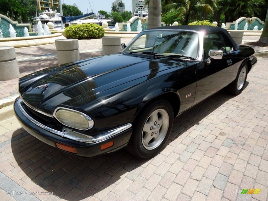 1995 XJ XJS Convertible - Black / Ivory photo #28