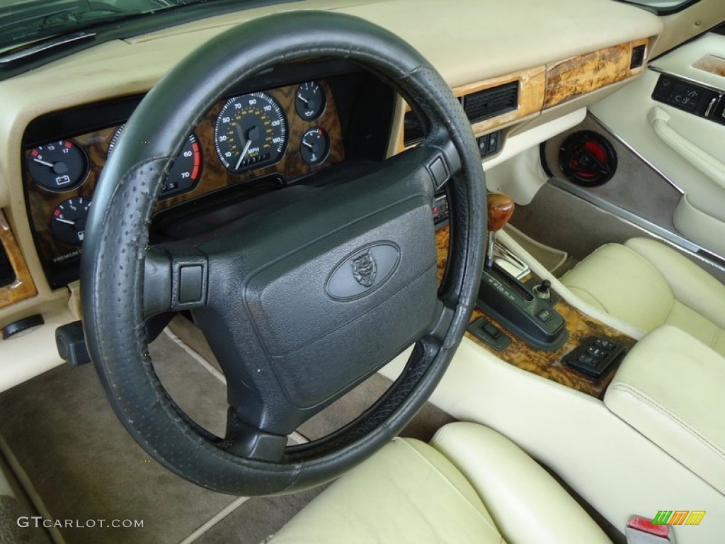 1995 XJ XJS Convertible - Black / Ivory photo #40