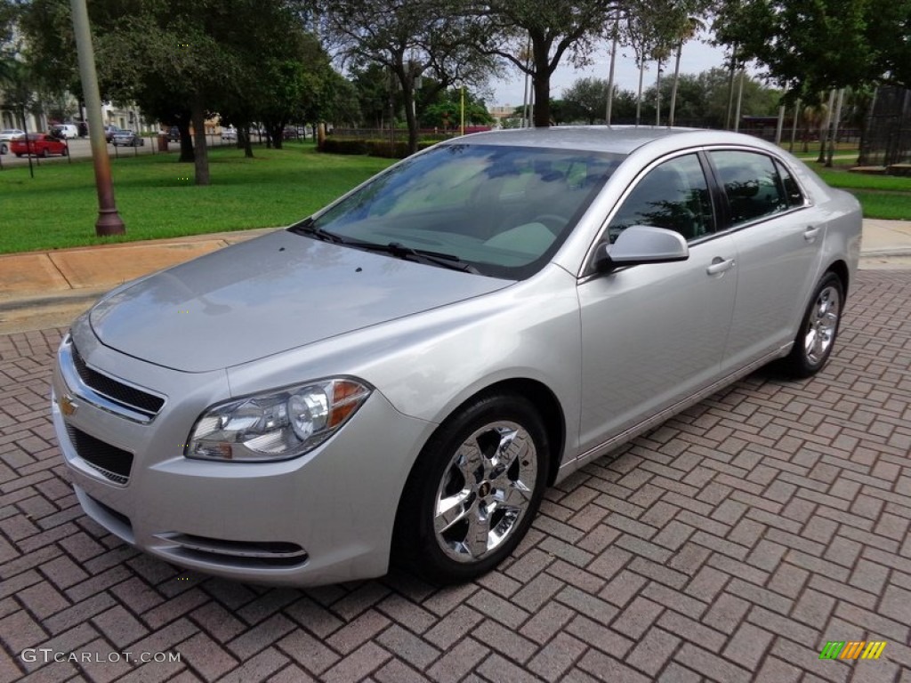 Silver Ice Metallic 2010 Chevrolet Malibu LT Sedan Exterior Photo #88635583