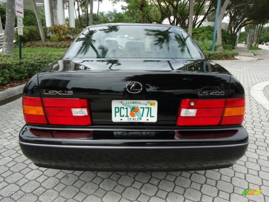 Black Onyx 2000 Lexus LS 400 Platinum Series Exterior Photo #88635832