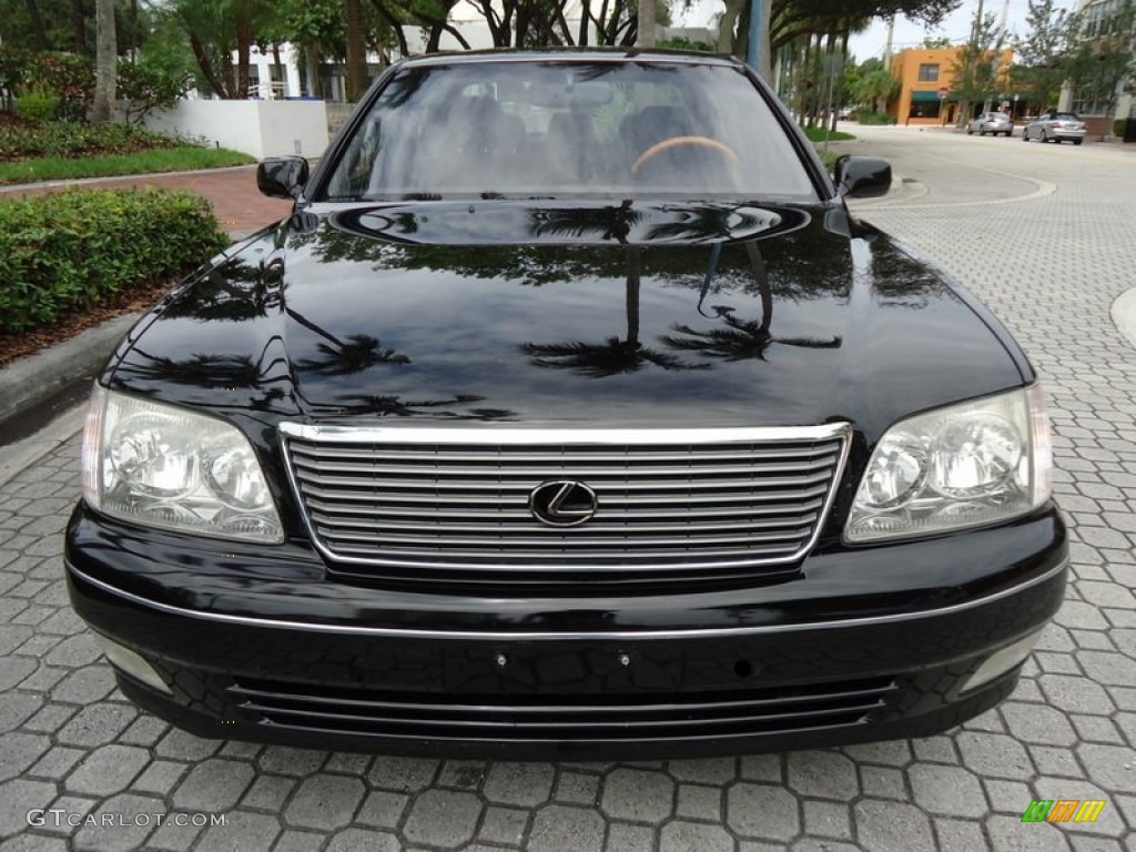 Black Onyx 2000 Lexus LS 400 Platinum Series Exterior Photo #88635838