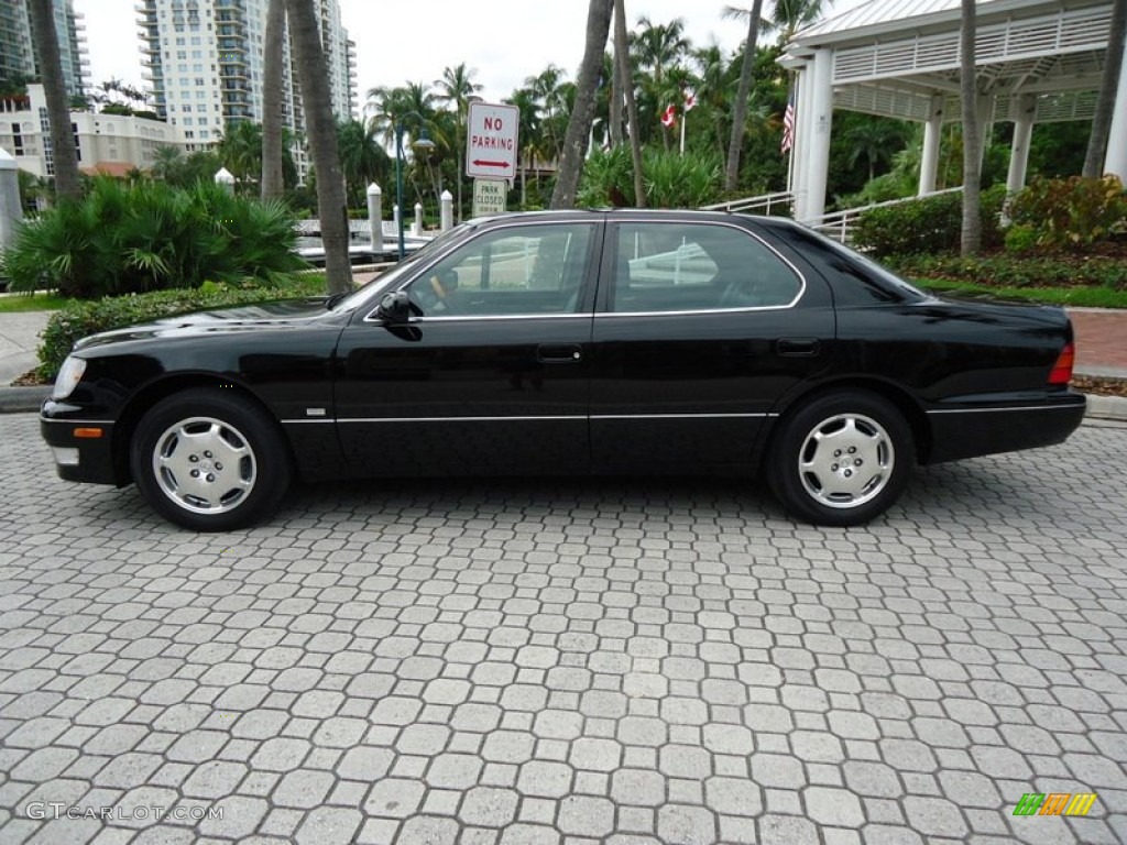 Black Onyx 2000 Lexus LS 400 Platinum Series Exterior Photo #88635841