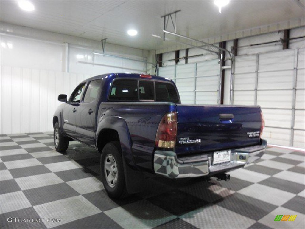 2007 Tacoma V6 SR5 PreRunner Double Cab - Speedway Blue Pearl / Taupe photo #5