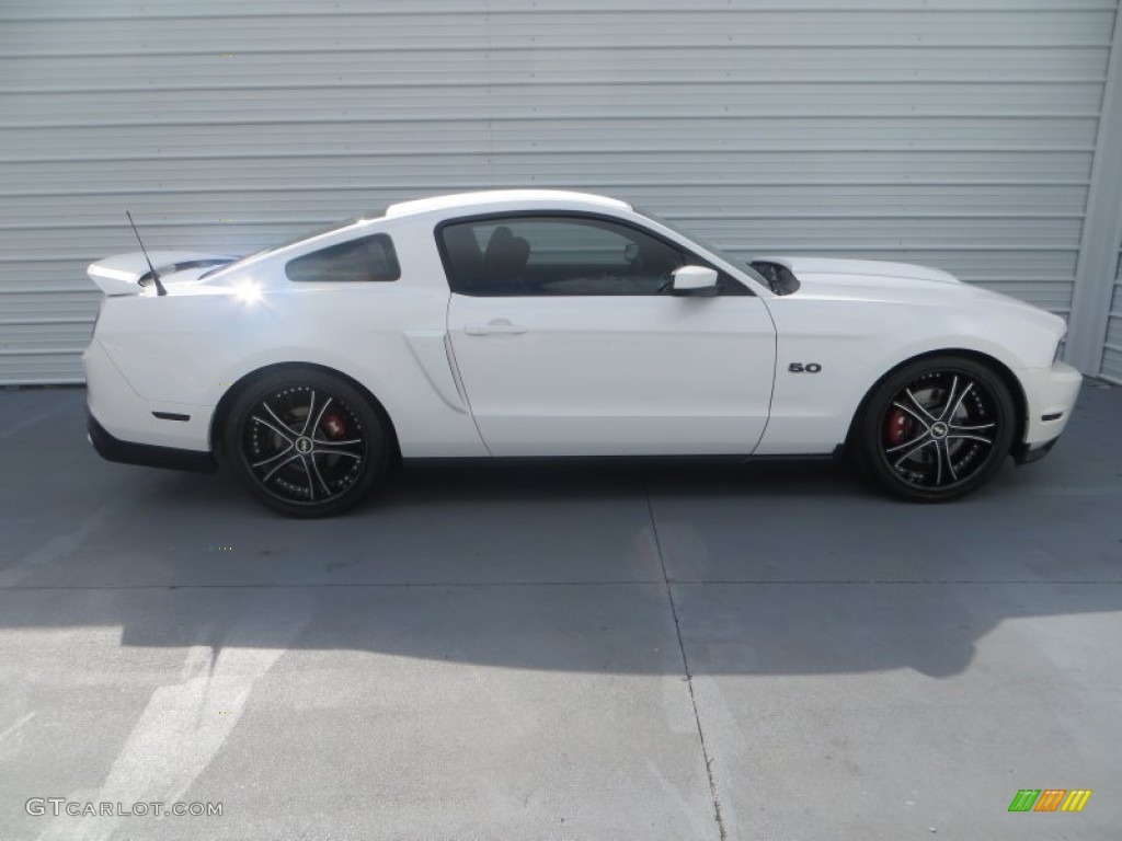 2011 Mustang GT Premium Coupe - Performance White / Saddle photo #3