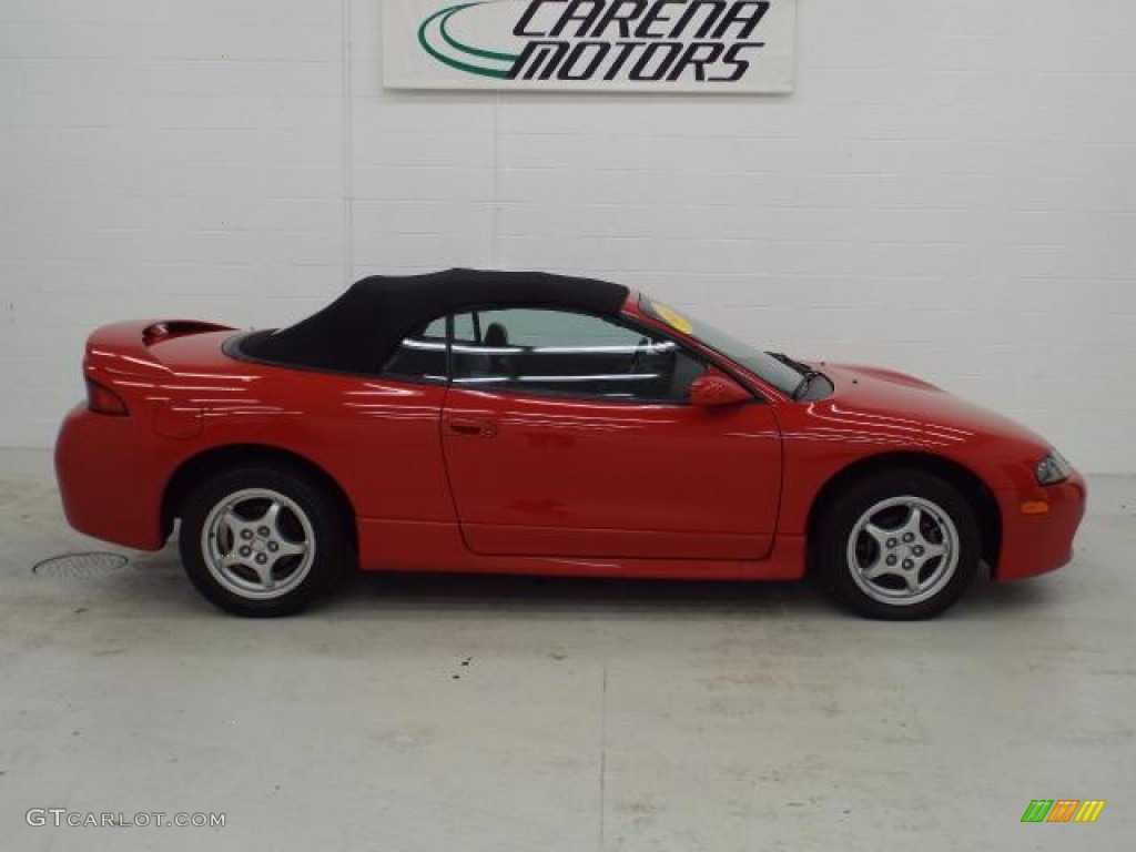 1997 Eclipse Spyder GS-T Turbo - Saronno Red / Gray photo #3