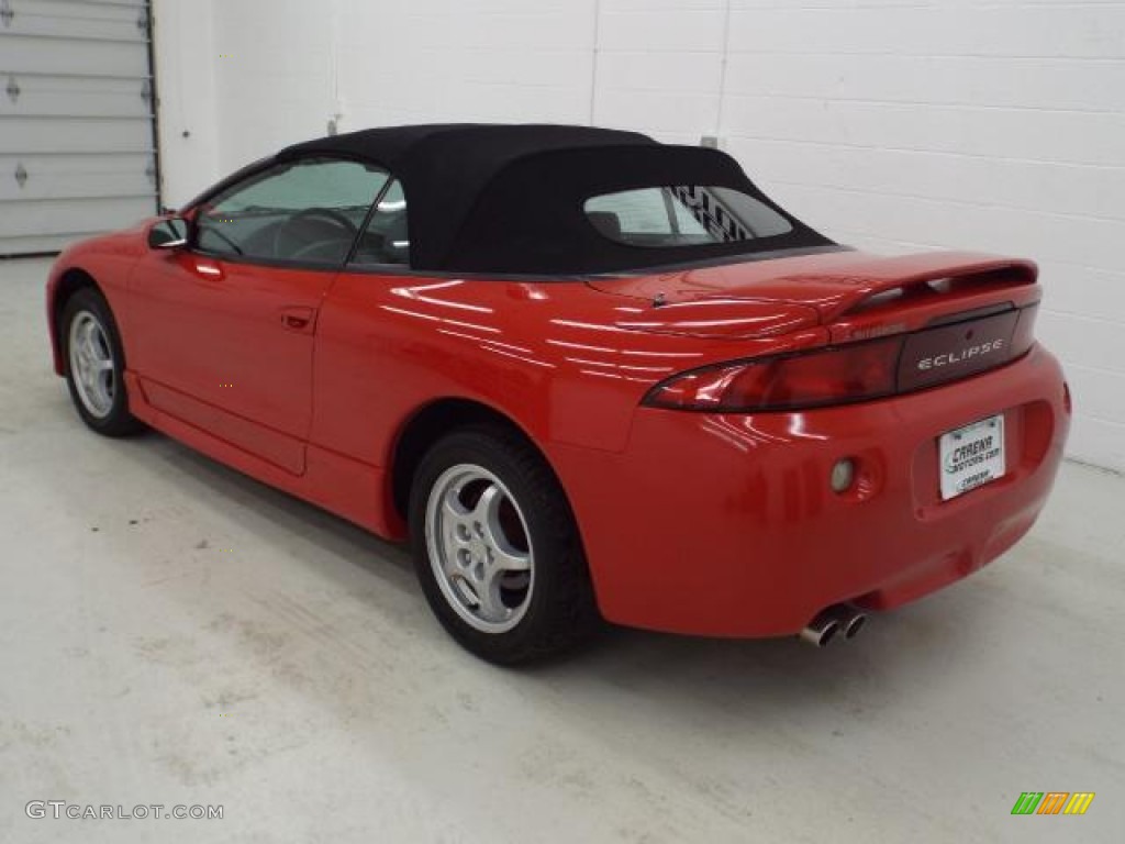 1997 Eclipse Spyder GS-T Turbo - Saronno Red / Gray photo #6