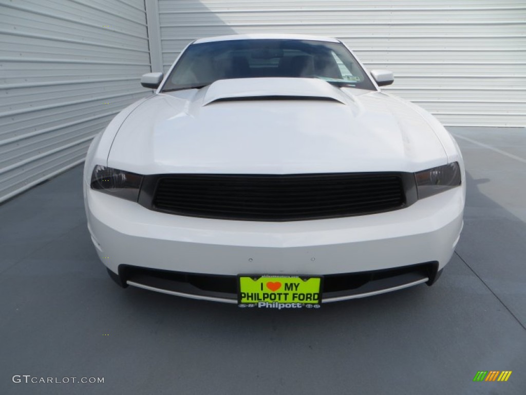 2011 Mustang GT Premium Coupe - Performance White / Saddle photo #8