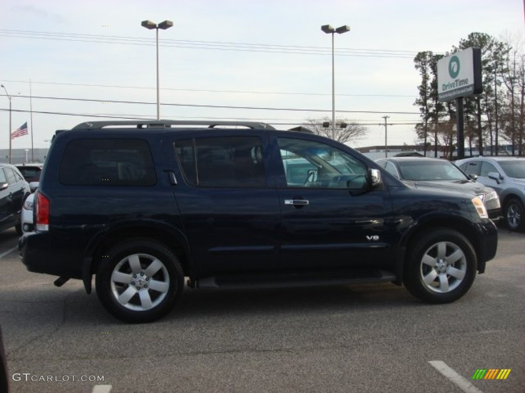 2008 Armada LE 4x4 - Majestic Blue / Almond photo #6