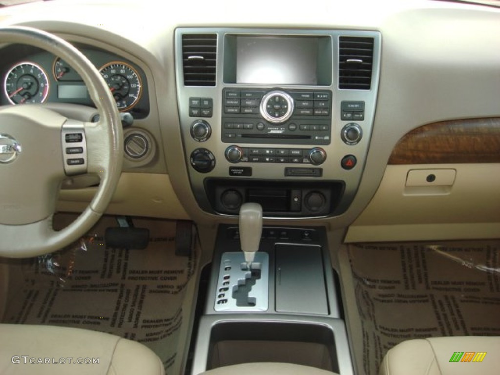 2008 Armada LE 4x4 - Majestic Blue / Almond photo #15