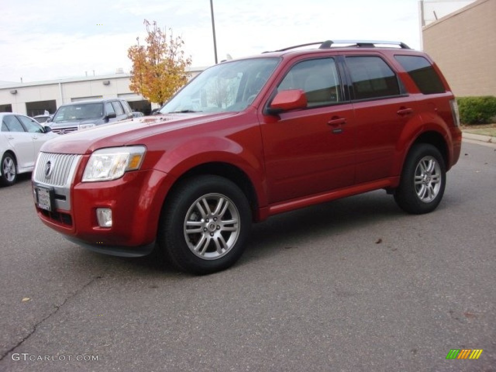 2010 Mariner V6 Premier 4WD - Sangria Red Metallic / Stone photo #2