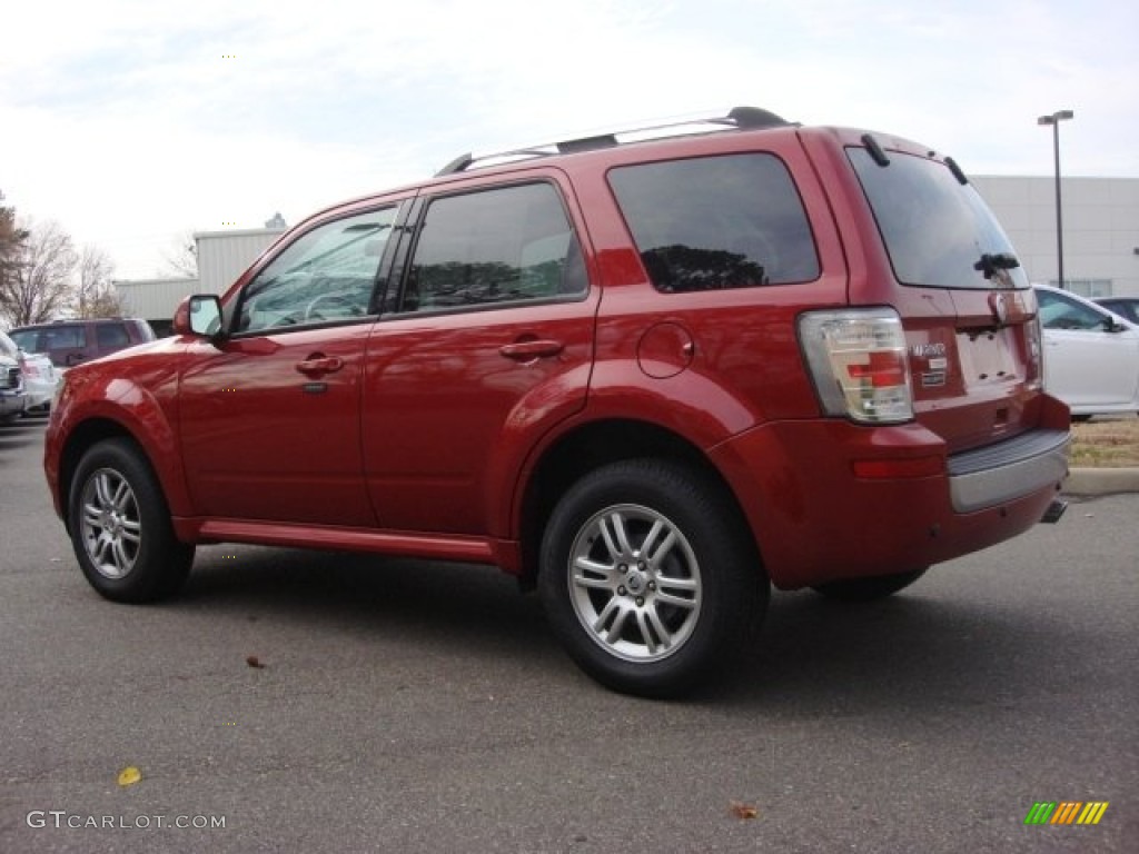 2010 Mariner V6 Premier 4WD - Sangria Red Metallic / Stone photo #4