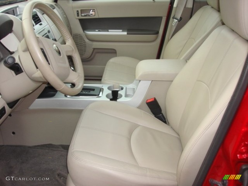 2010 Mariner V6 Premier 4WD - Sangria Red Metallic / Stone photo #11