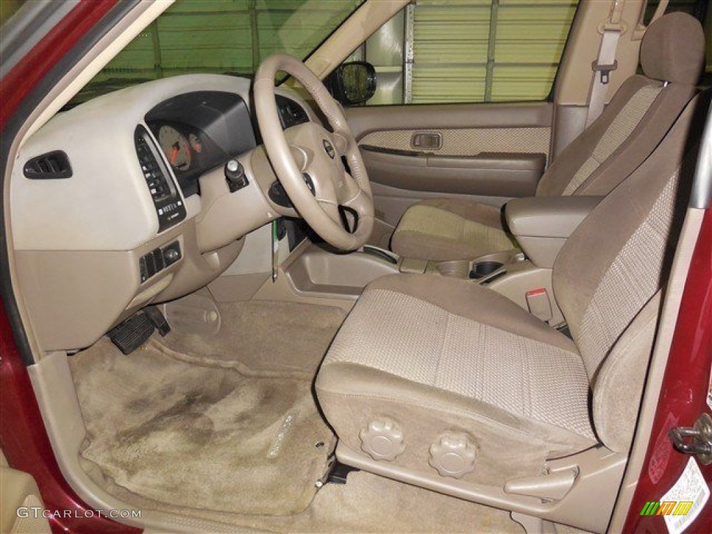 2004 Pathfinder SE - Merlot Red Pearl / Beige photo #10