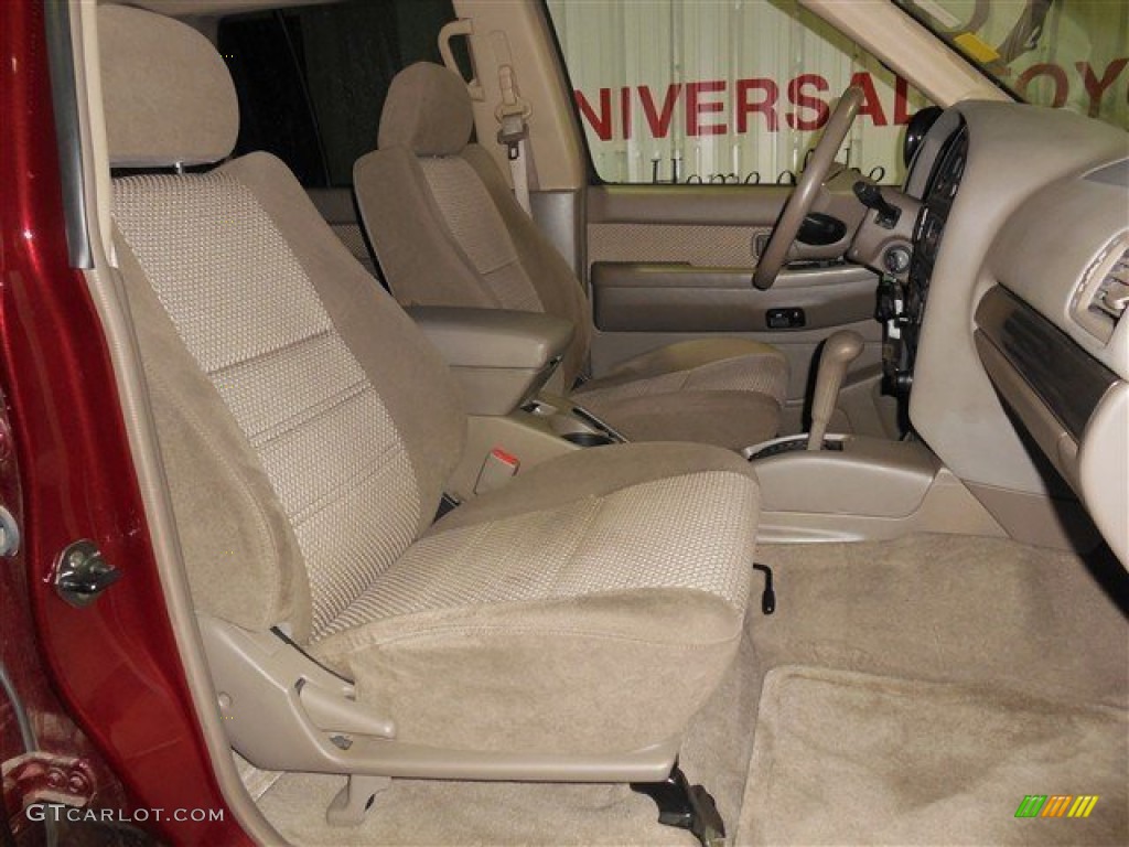 2004 Pathfinder SE - Merlot Red Pearl / Beige photo #18