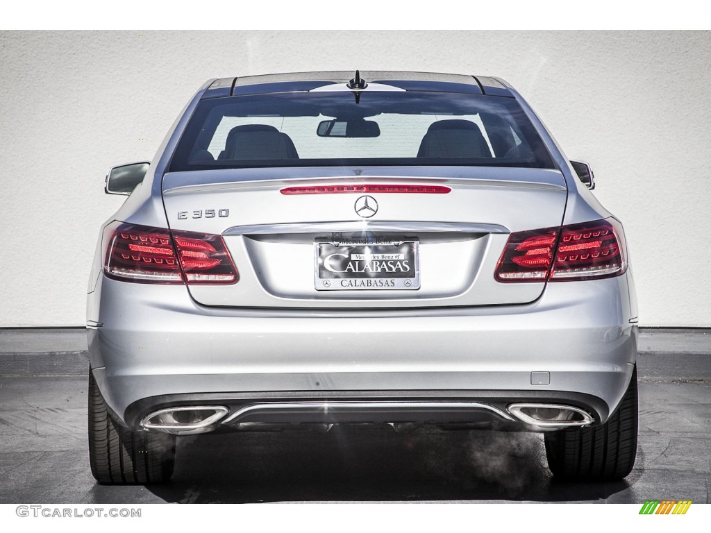 2014 E 350 Coupe - Iridium Silver Metallic / Black photo #3