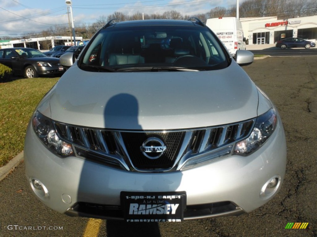 2010 Murano SL AWD - Brilliant Silver Metallic / Black photo #9