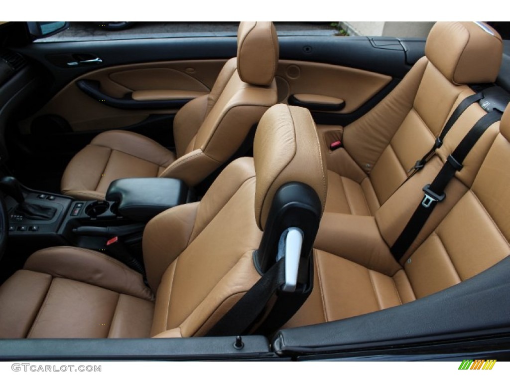 2005 3 Series 330i Convertible - Jet Black / Natural Brown photo #24