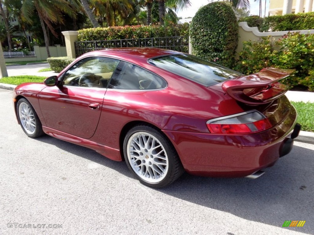 2000 911 Carrera Coupe - Arena Red Metallic / Savanna Beige photo #23