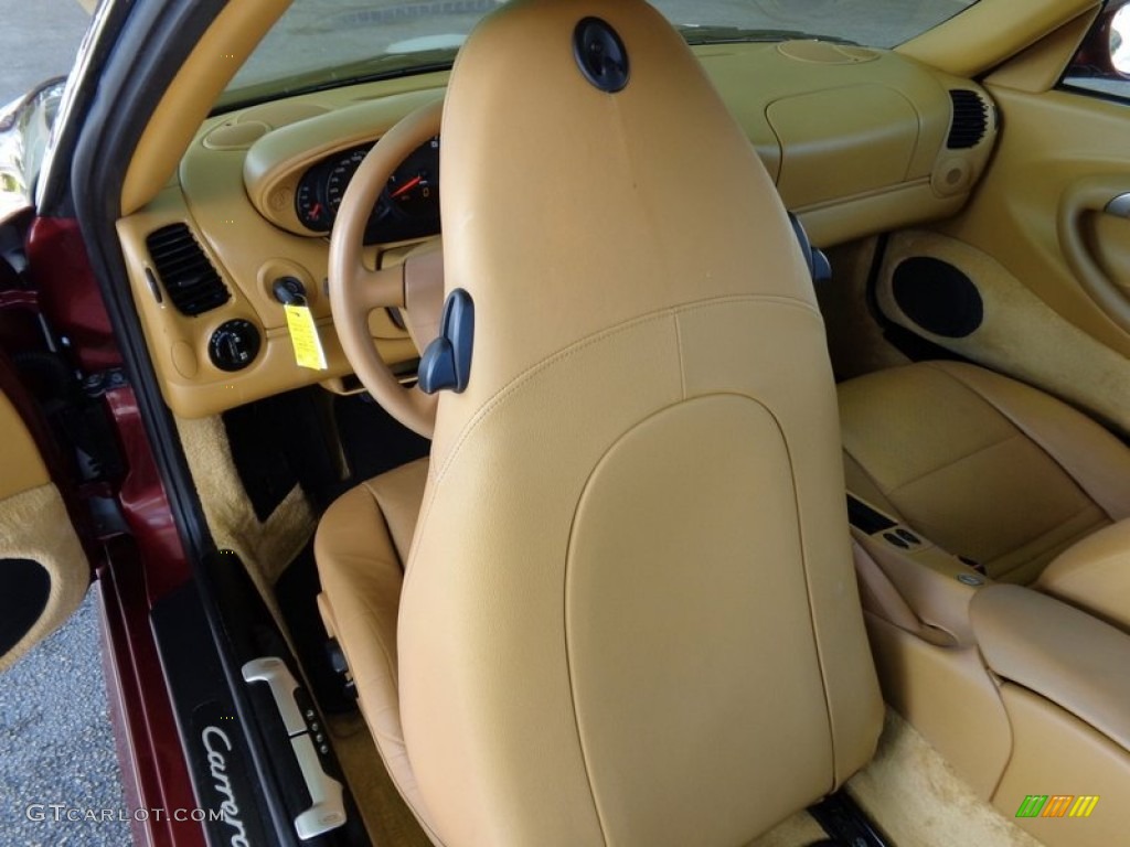 2000 911 Carrera Coupe - Arena Red Metallic / Savanna Beige photo #33