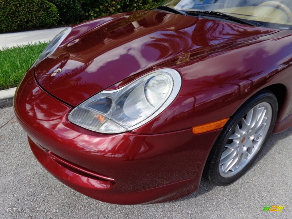 2000 911 Carrera Coupe - Arena Red Metallic / Savanna Beige photo #37