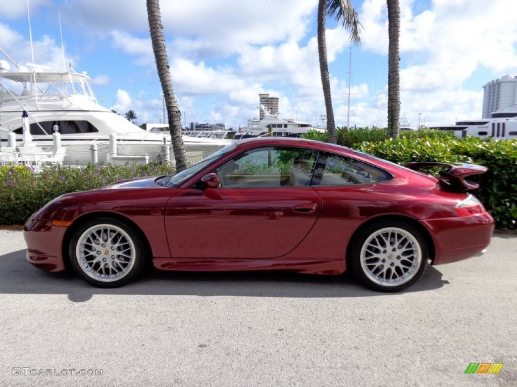 Arena Red Metallic 2000 Porsche 911 Carrera Coupe Exterior Photo #88643242