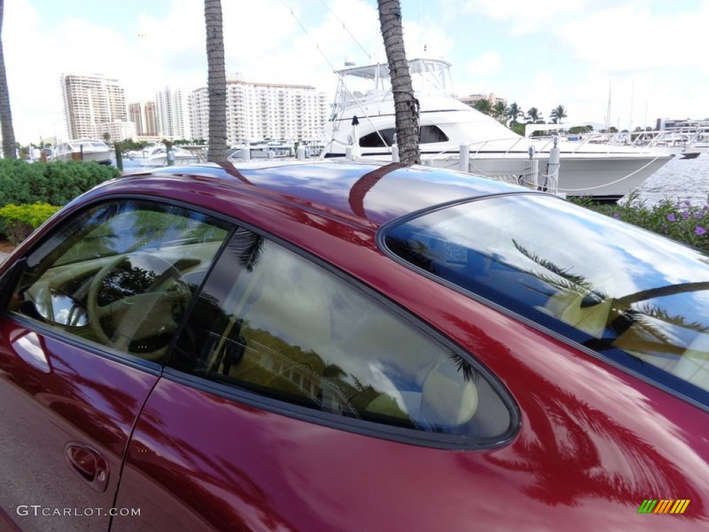 2000 911 Carrera Coupe - Arena Red Metallic / Savanna Beige photo #43