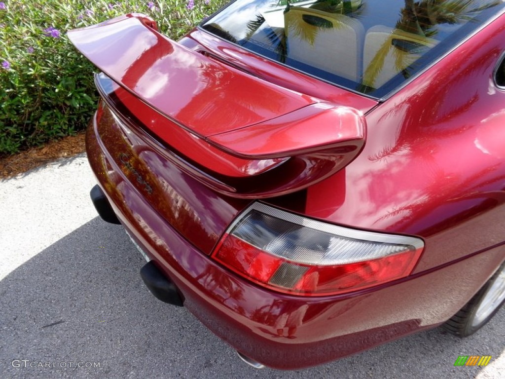 2000 911 Carrera Coupe - Arena Red Metallic / Savanna Beige photo #47