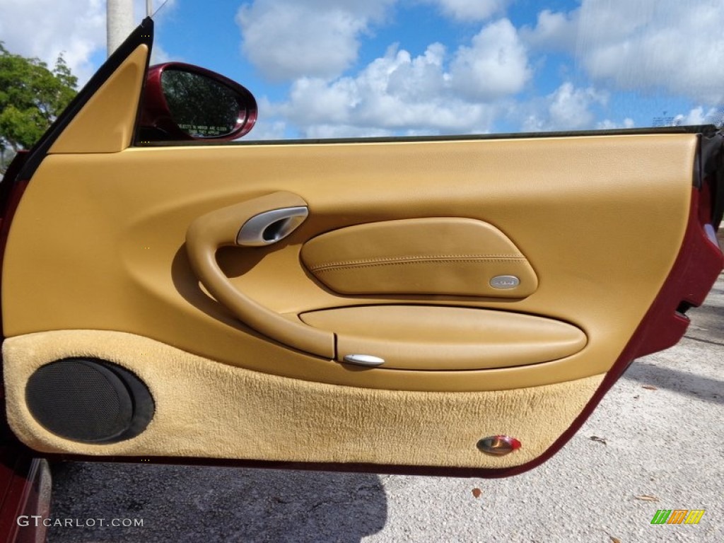 2000 Porsche 911 Carrera Coupe Savanna Beige Door Panel Photo #88643485