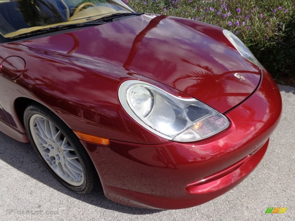 2000 911 Carrera Coupe - Arena Red Metallic / Savanna Beige photo #51