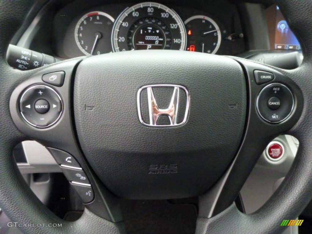 2014 Accord EX Sedan - Modern Steel Metallic / Gray photo #16