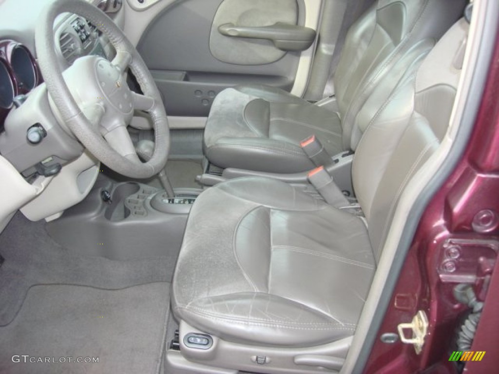 2002 PT Cruiser Limited - Deep Cranberry Pearlcoat / Taupe photo #9