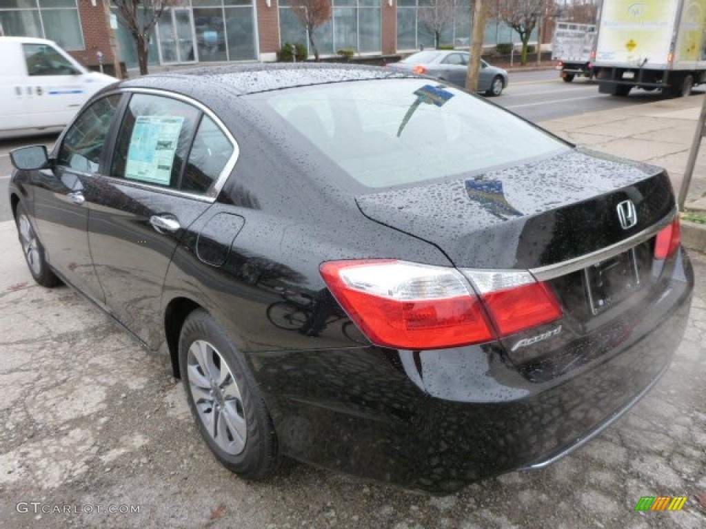 2014 Accord LX Sedan - Crystal Black Pearl / Black photo #3